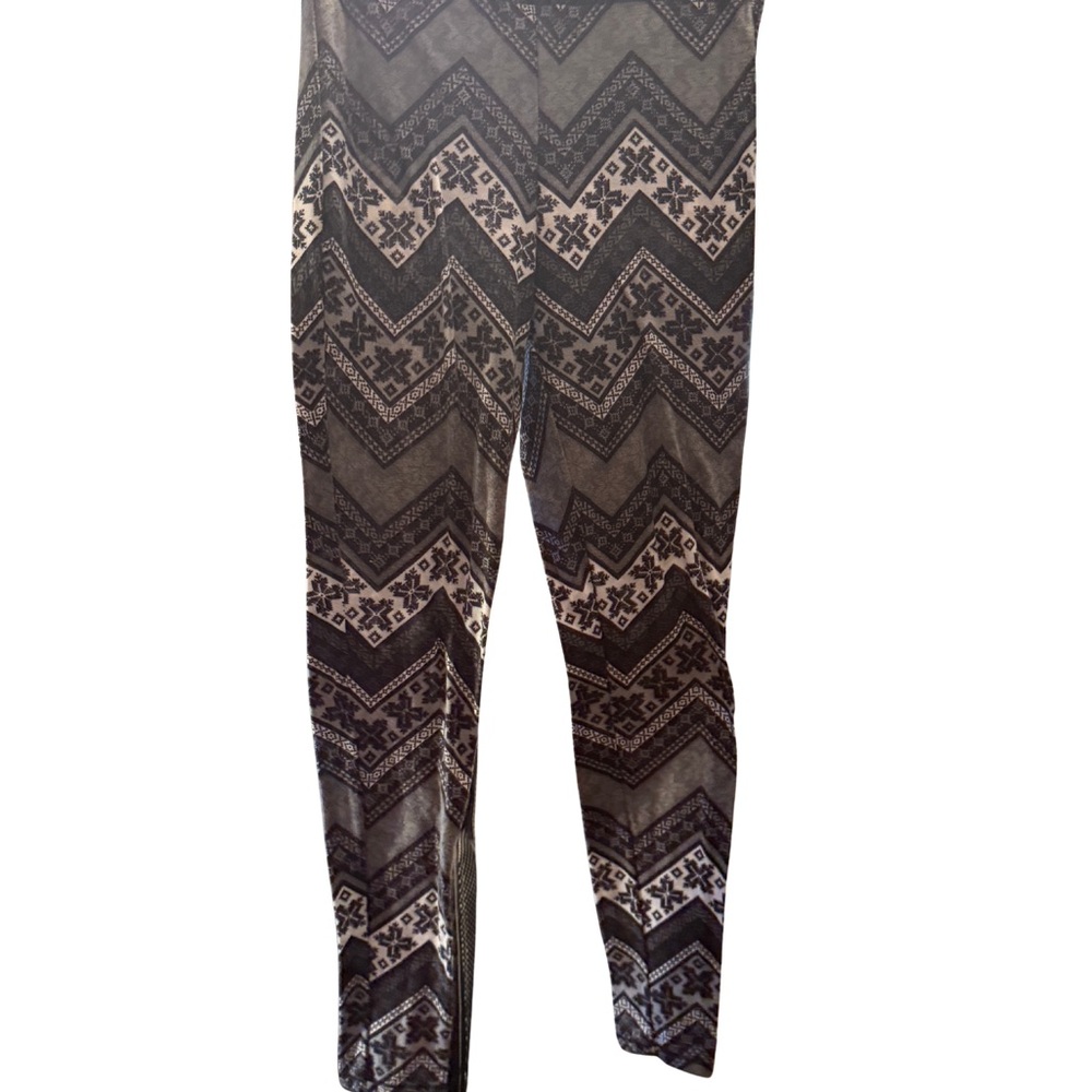 Maurices Black and White Patterned Leggings